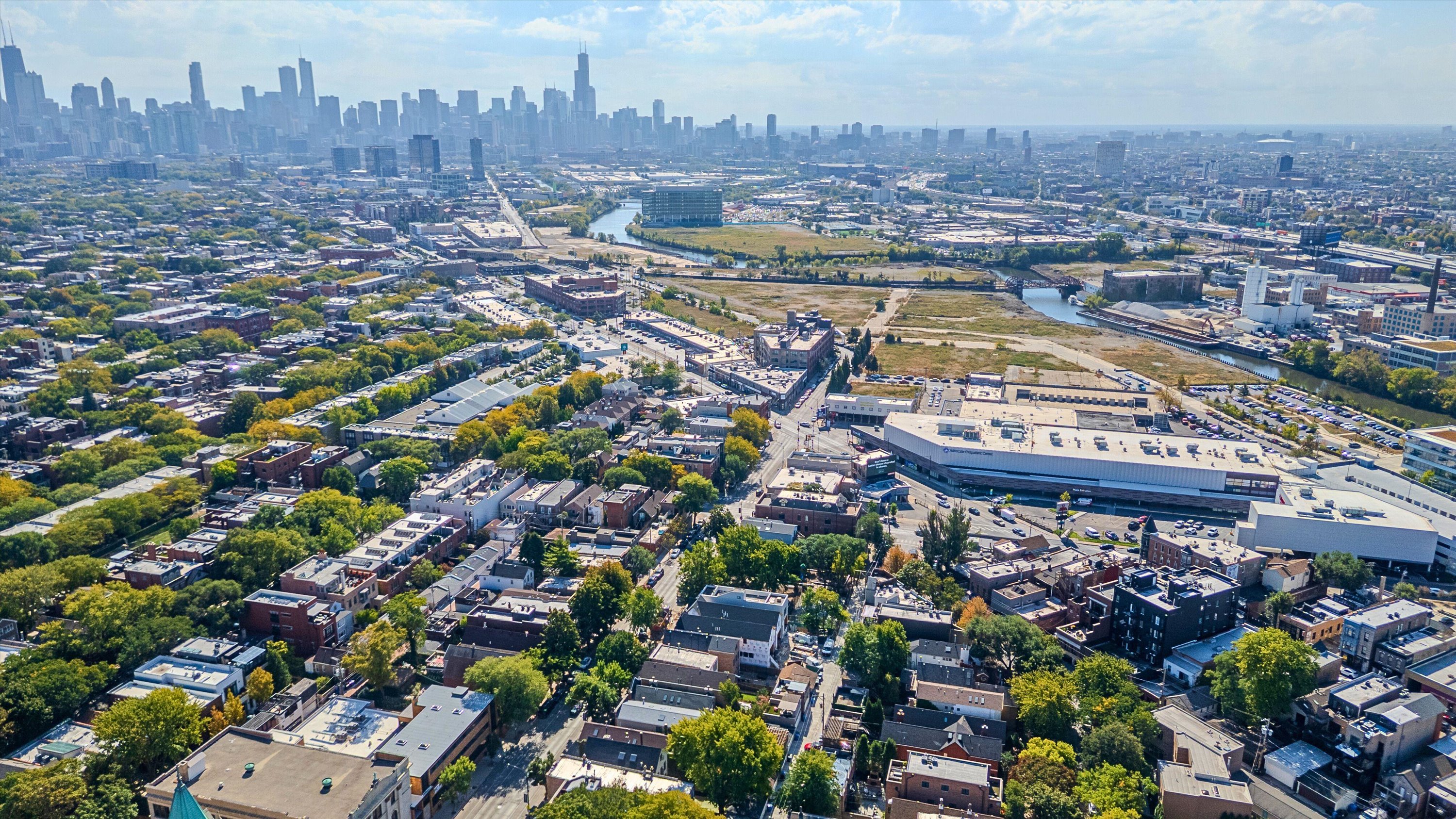 Chicago skyline and lakefront